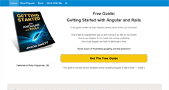 Desktop Screenshot of angularonrails.com